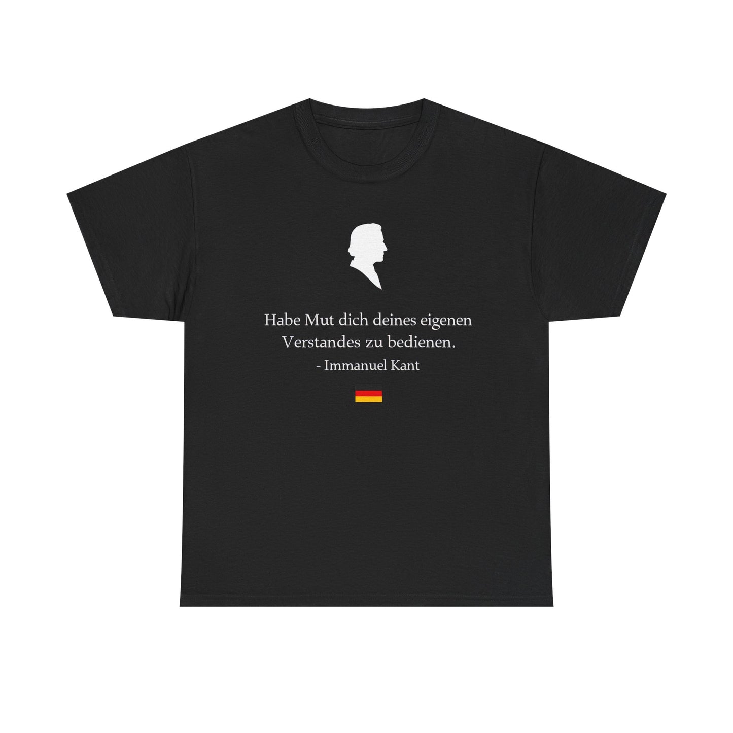 Unisex T-Shirt mit Zitat - Immanuel Kant - Mut zum Verstand