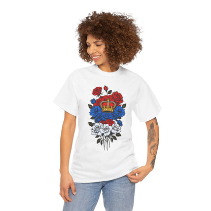 Unisex T-Shirt mit Blumen - Serbien
