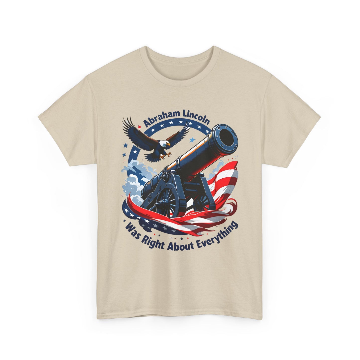 Unisex T-Shirt mit Abraham Lincoln Spruch - USA