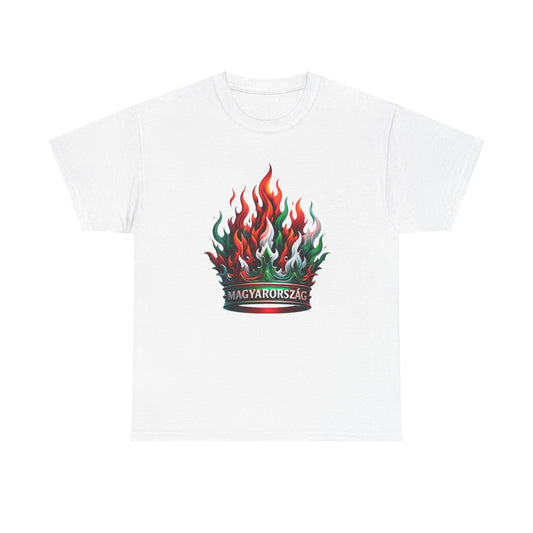 Unisex T-Shirt with Crown - Hungary 