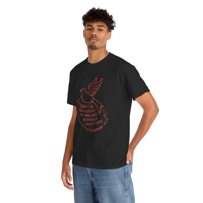 Unisex T-shirt with quote - Hermann Hesse - Impossible