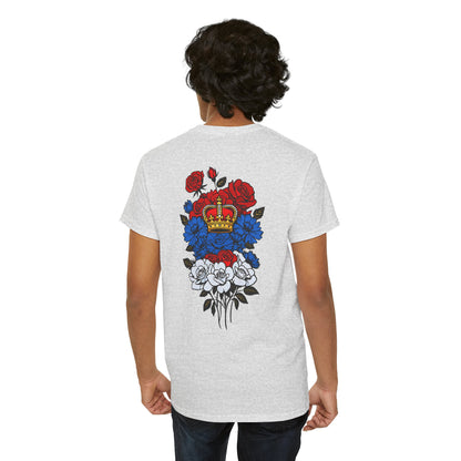 T-Shirt mit Blumen - Serbien (Druck hinten)