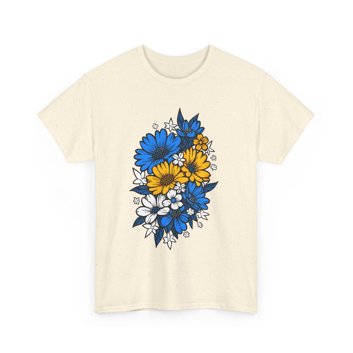 Unisex T-Shirt mit Blumen - Bosnien und Herzegowina
