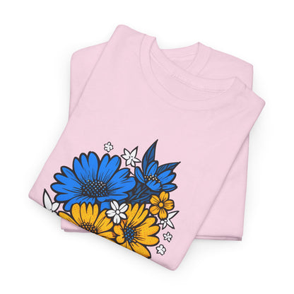 Unisex T-Shirt mit Blumen - Bosnien und Herzegowina