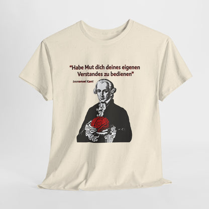 Unisex T-Shirt mit Zitat - Immanuel Kant - Mut zum Verstand
