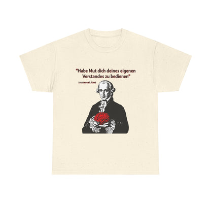 Unisex T-Shirt mit Zitat - Immanuel Kant - Mut zum Verstand