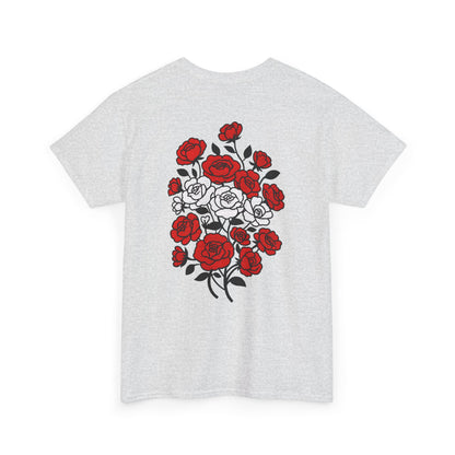 T-Shirt mit Blumen - Österreich (Druck hinten)