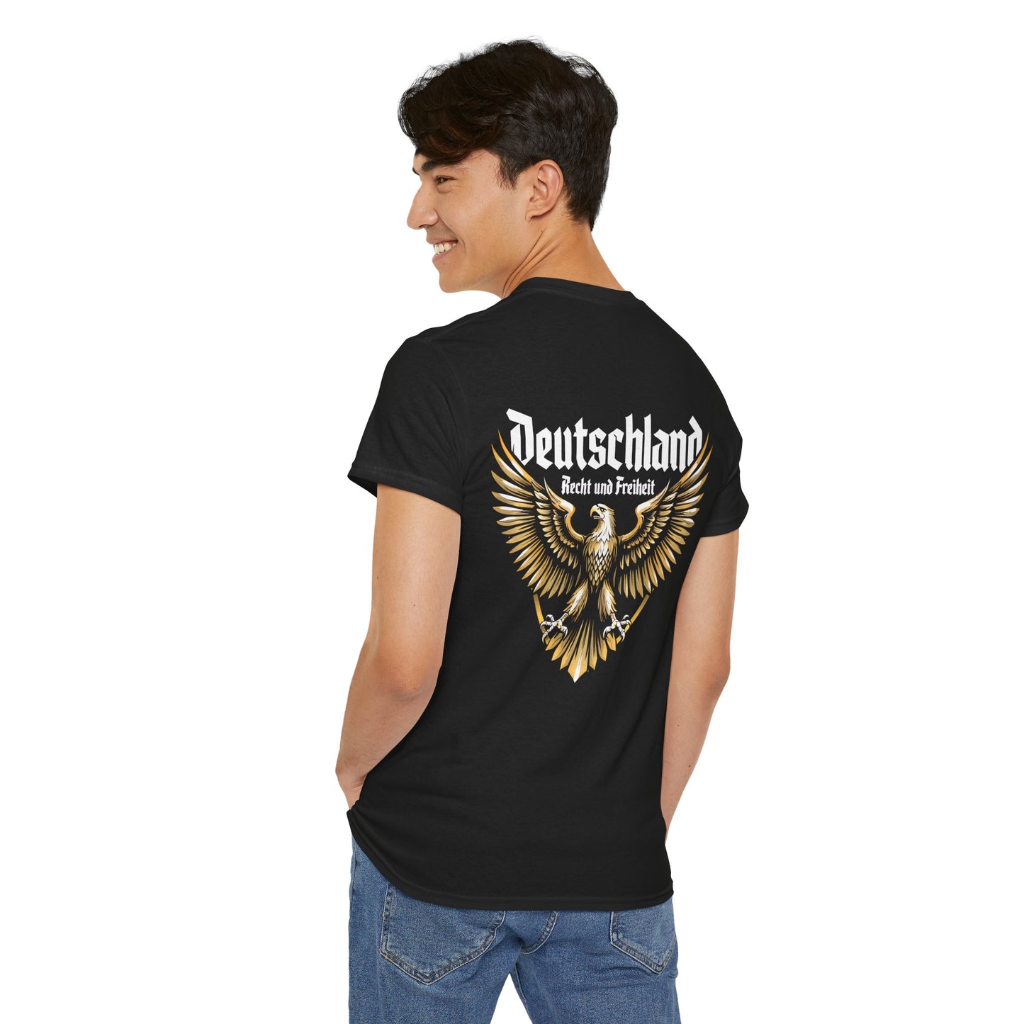 Unisex T-Shirt mit Adler und Spruch - Deutschland
