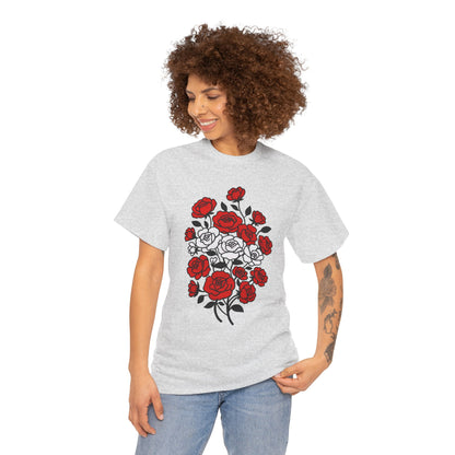 Unisex T-Shirt mit Blumen - Österreich
