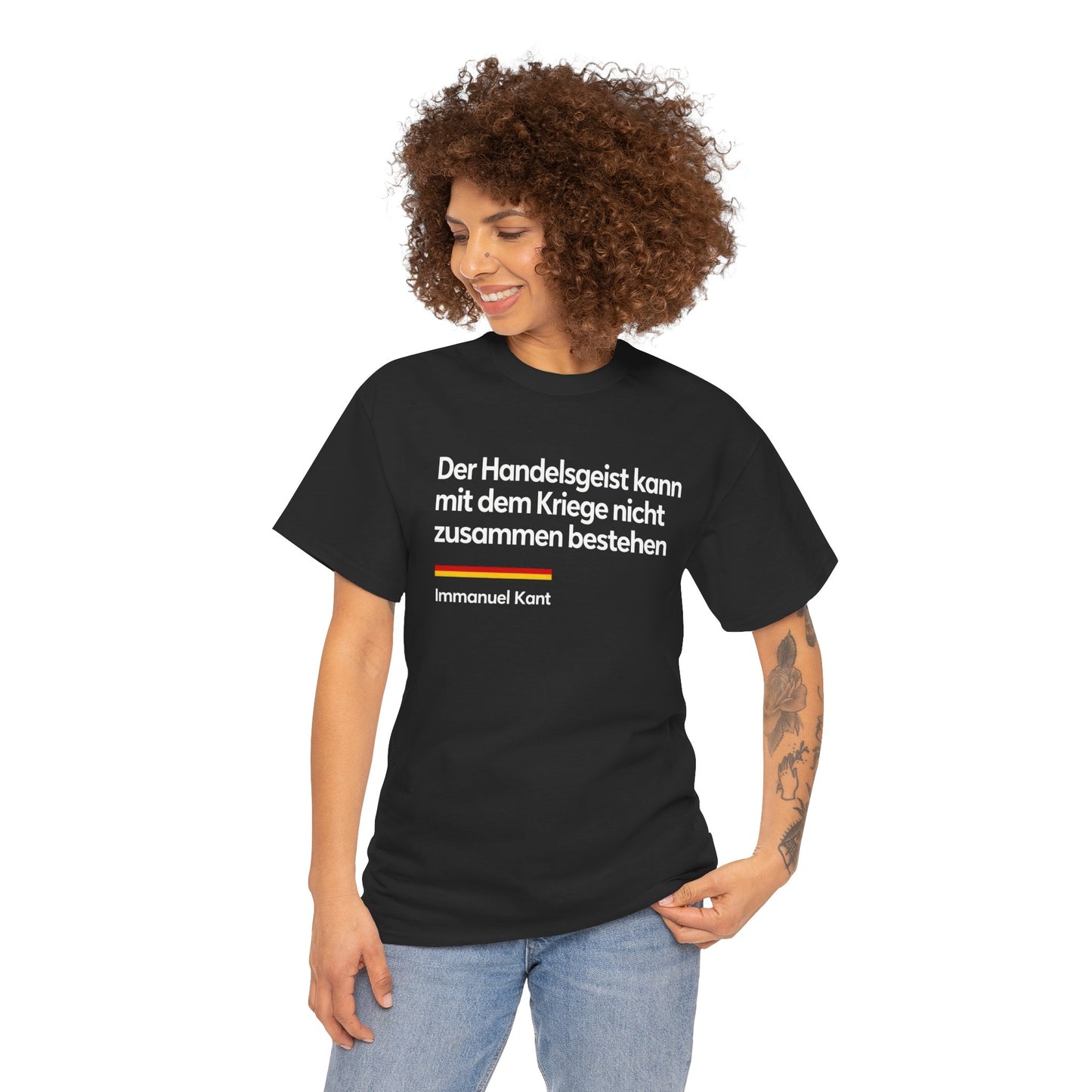Unisex T-Shirt mit Zitat - Kant - Der Handelsgeist