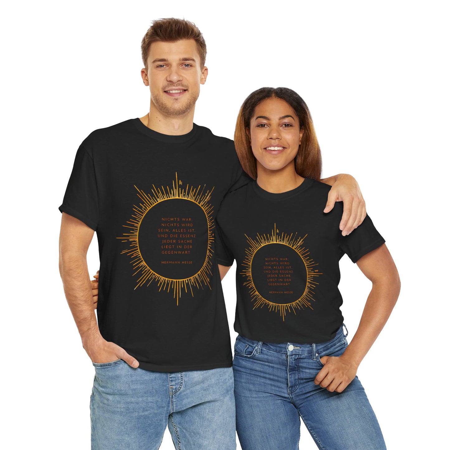 Unisex T-Shirt mit Zitat - Hermann Hesse - Essenz