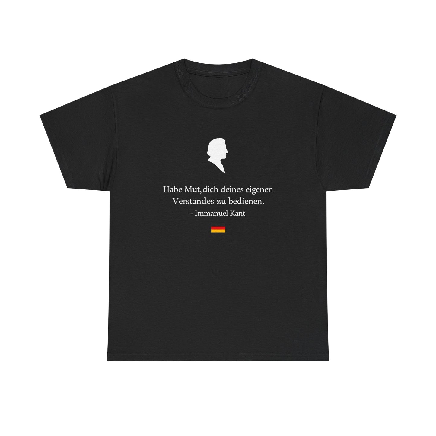 Unisex T-Shirt mit Zitat - Immanuel Kant - Mut zum Verstand