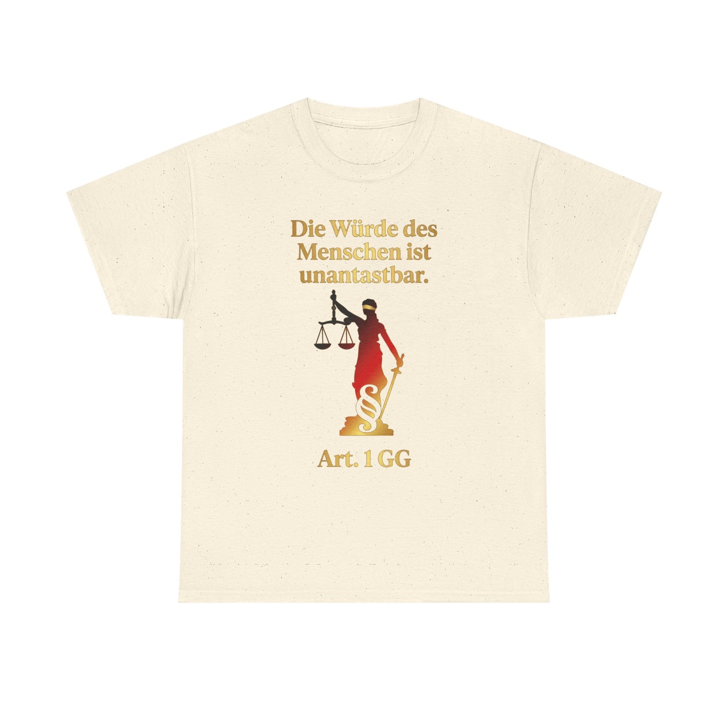 Unisex T-Shirt aus Baumwolle - Artikel 1 GG