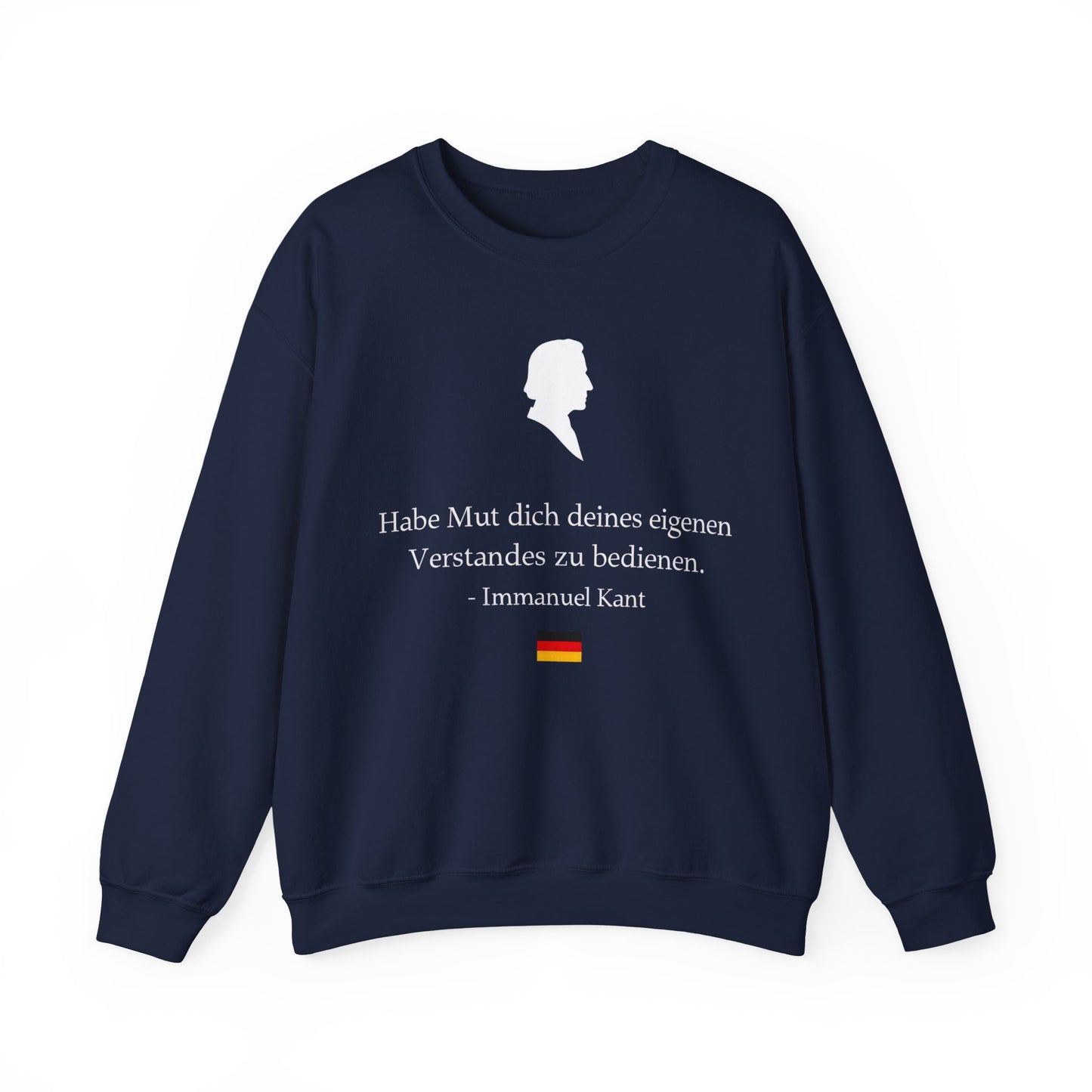Unisex Sweatshirt mit Zitat - Immanuel Kant - Mut zum Verstand