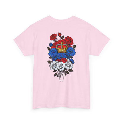 T-Shirt mit Blumen - Serbien (Druck hinten)