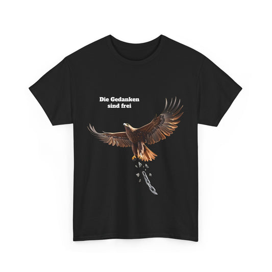 Unisex T-Shirt mit Volkslied - Gedanken sind frei