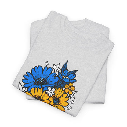 Unisex T-Shirt mit Blumen - Bosnien und Herzegowina