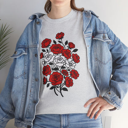 Unisex T-Shirt mit Blumen - Österreich