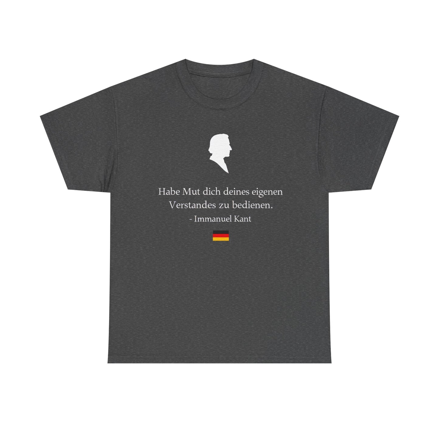 Unisex T-Shirt mit Zitat - Immanuel Kant - Mut zum Verstand