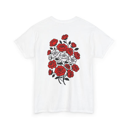 T-Shirt mit Blumen - Österreich (Druck hinten)
