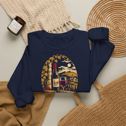 Unisex Sweatshirt mit Zitat - Busch - Rotwein für alte Knaben