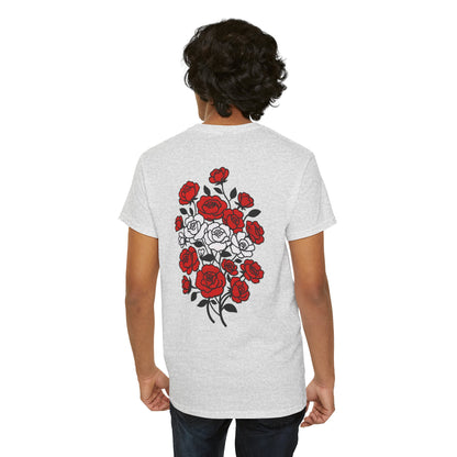 T-Shirt mit Blumen - Österreich (Druck hinten)