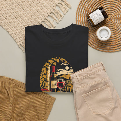 Unisex T-Shirt mit Zitat - Busch - Rotwein für alte Knaben