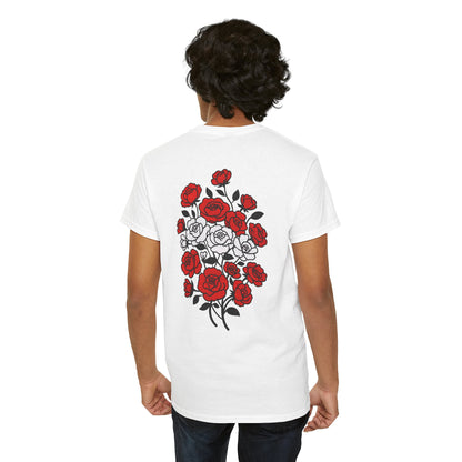 T-Shirt mit Blumen - Österreich (Druck hinten)