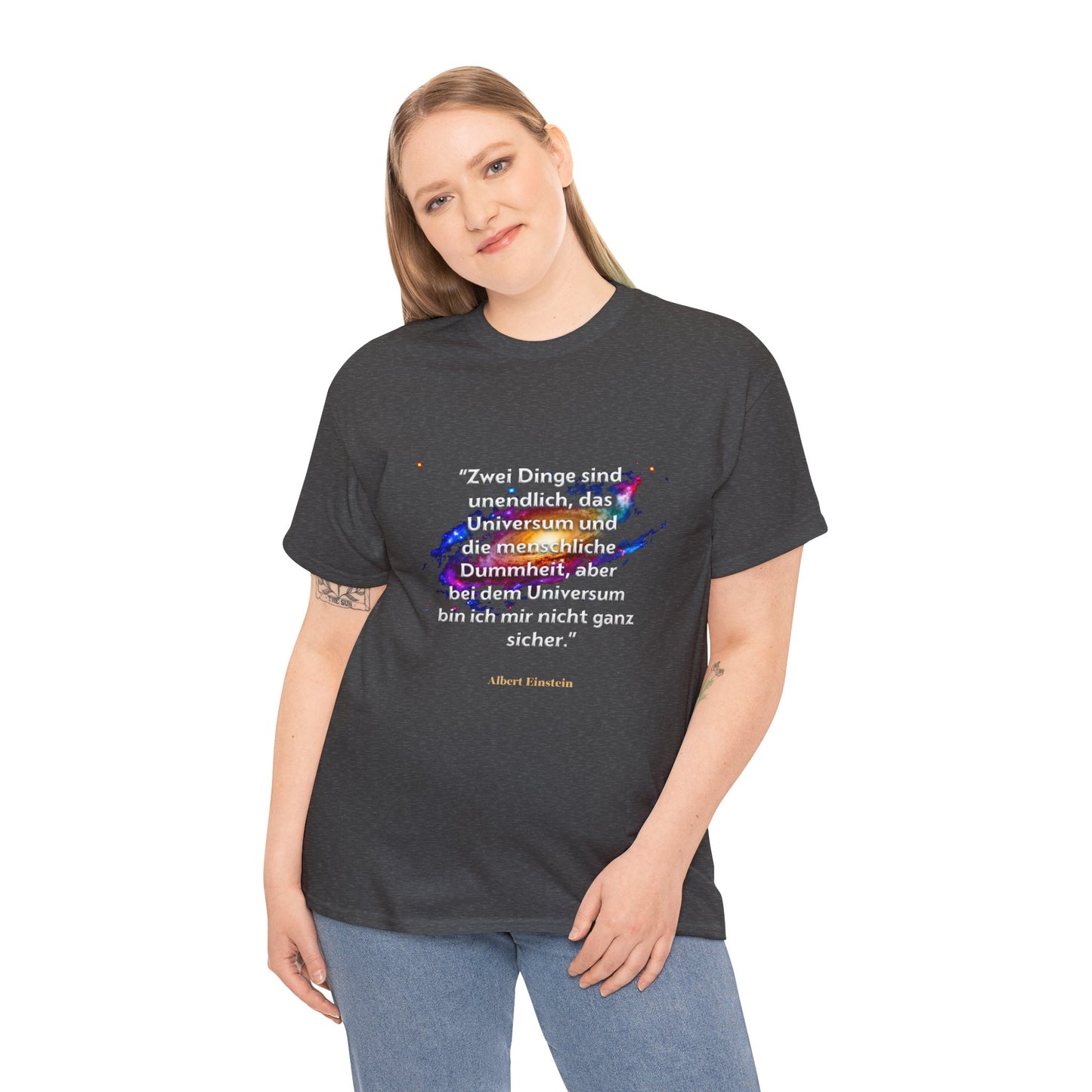 Unisex T-Shirt mit Zitat - Albert Einstein - Universum