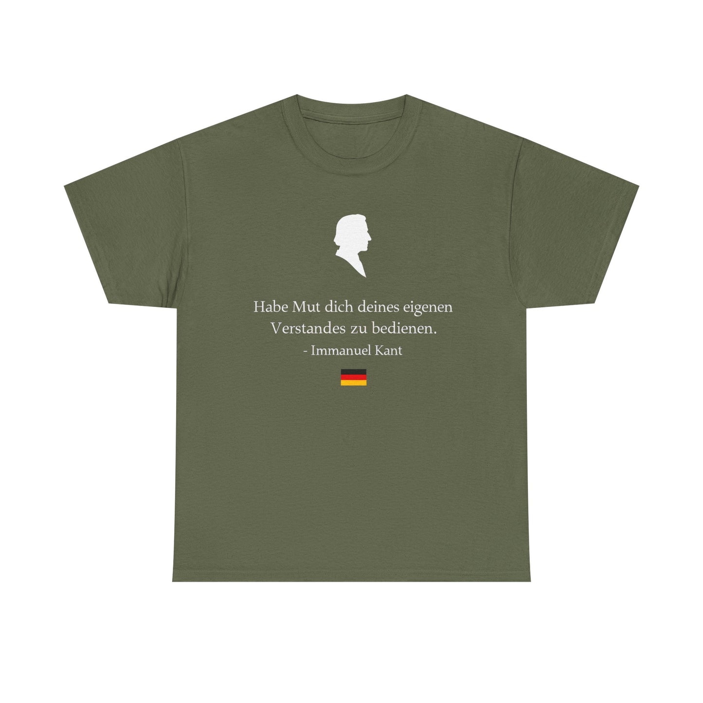 Unisex T-Shirt mit Zitat - Immanuel Kant - Mut zum Verstand