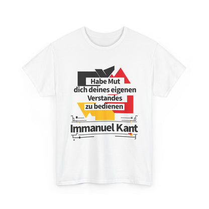 Unisex T-Shirt mit Zitat - Immanuel Kant - Mut zum Verstand
