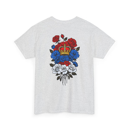 T-Shirt mit Blumen - Serbien (Druck hinten)