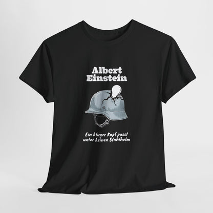Unisex T-Shirt mit Zitat - Albert Einstein - Kluger Kopf
