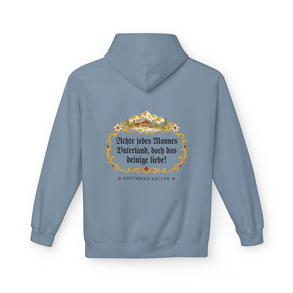Unisex Fleece Hoodie mit Zitat - Keller - Das deinige liebe