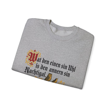 Unisex Sweatshirt mit Zitat - Reuter - Uhl und Nachtigal