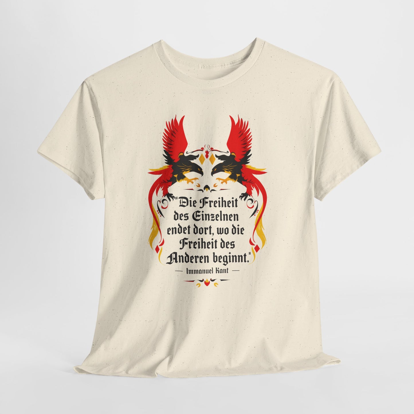 Unisex T-Shirt mit Zitat - Immanuel Kant - Freiheit des Einzelnen