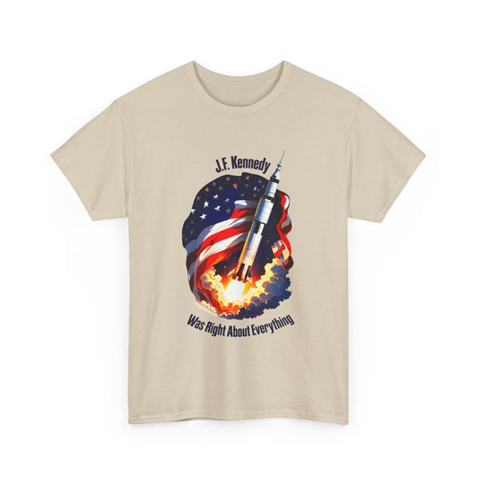 Unisex T-Shirt mit J.F. Kennedy Spruch - USA