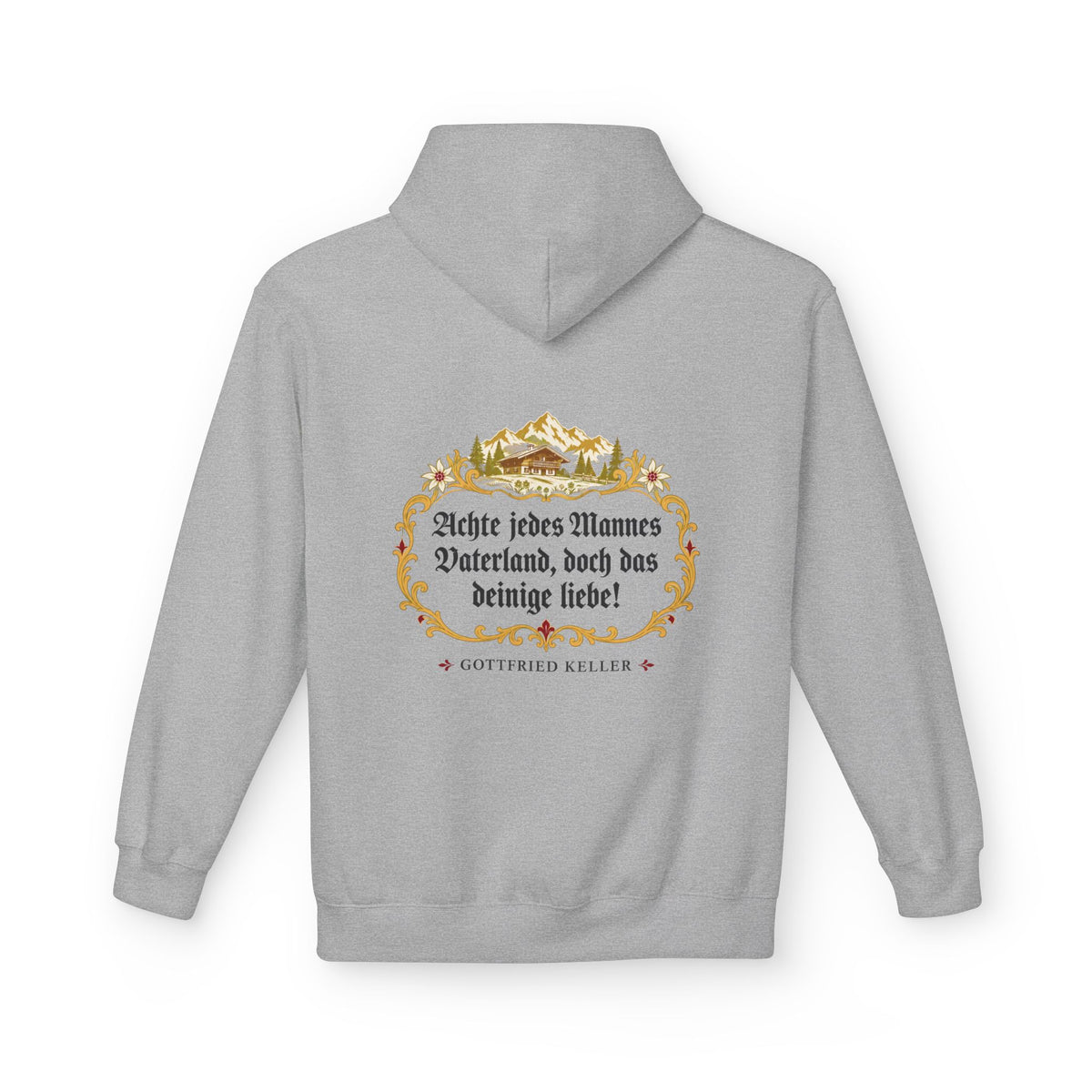 Unisex Fleece Hoodie mit Zitat - Keller - Das deinige liebe