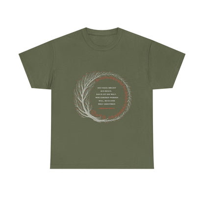 Unisex T-Shirt mit Zitat - Hermann Hesse - Ei