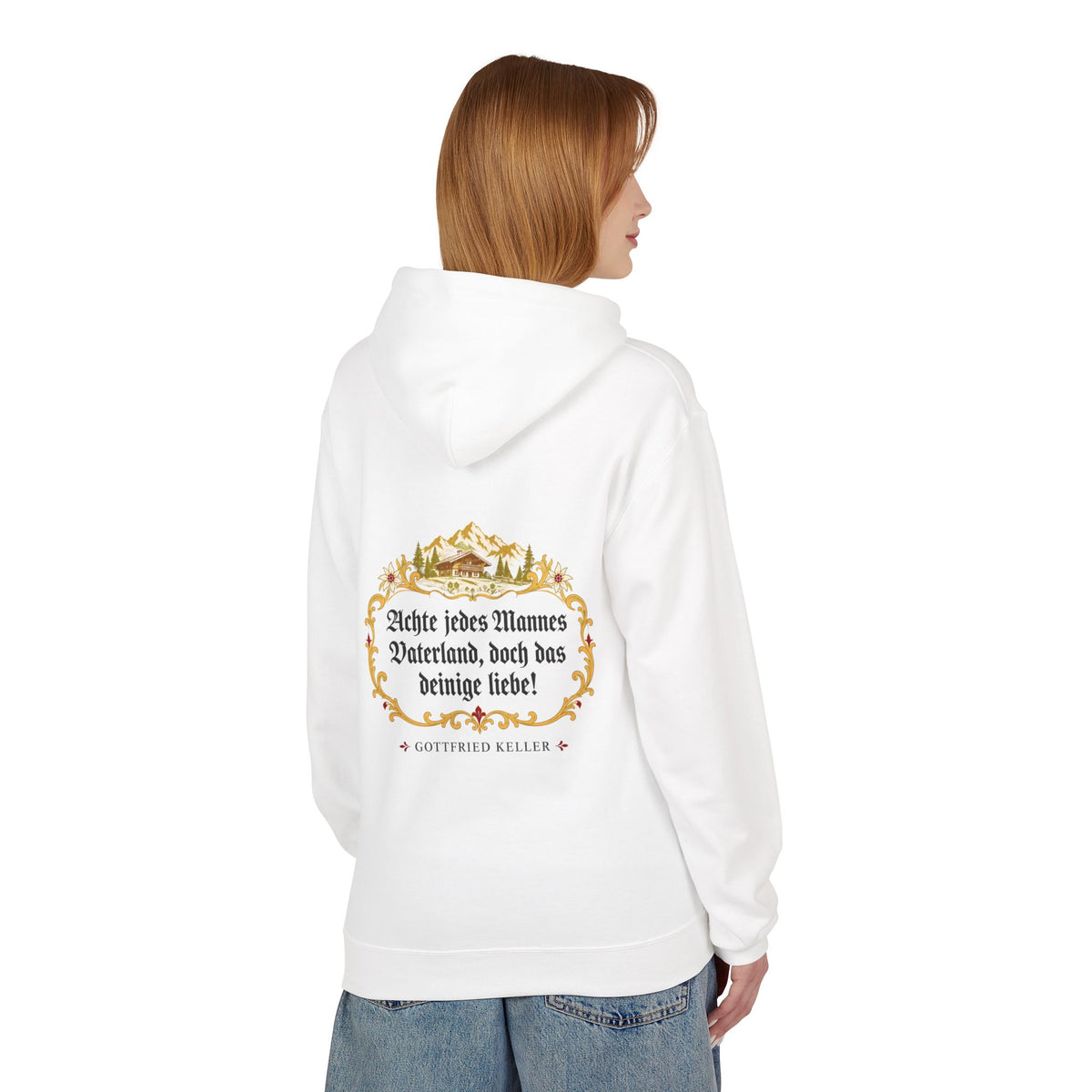 Unisex Fleece Hoodie mit Zitat - Keller - Das deinige liebe