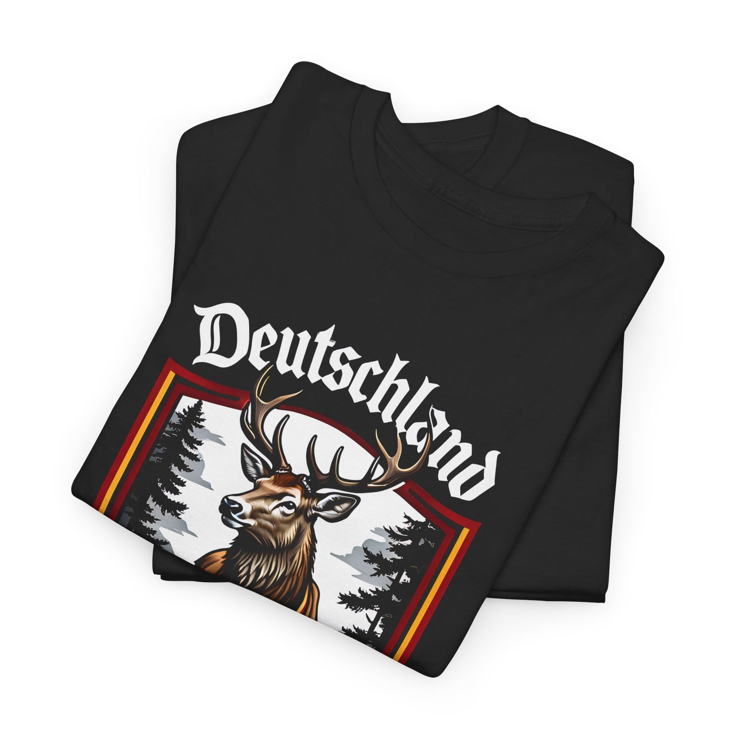 Unisex T-Shirt mit Hirsch und Spruch - Deutschland