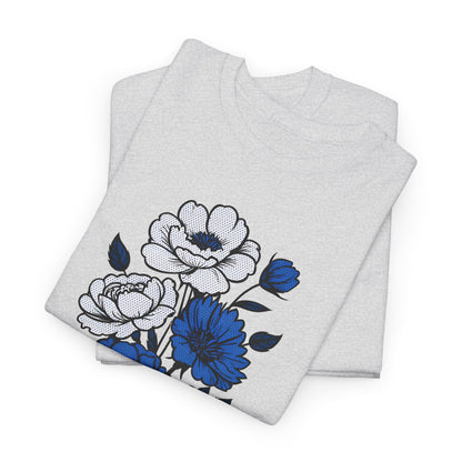 Unisex T-Shirt mit Blumen - Russland