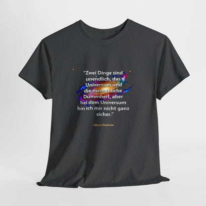 Unisex T-Shirt mit Zitat - Albert Einstein - Universum