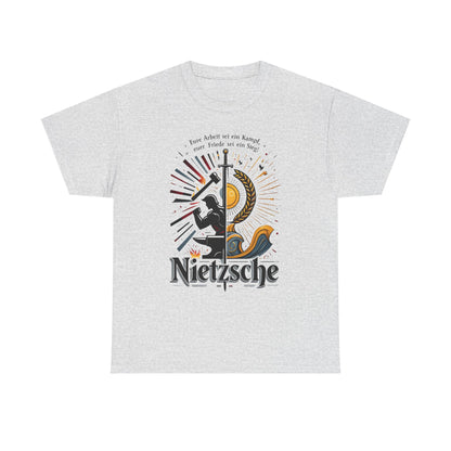 Unisex T-Shirt mit Zitat - Nietzsche - Arbeit