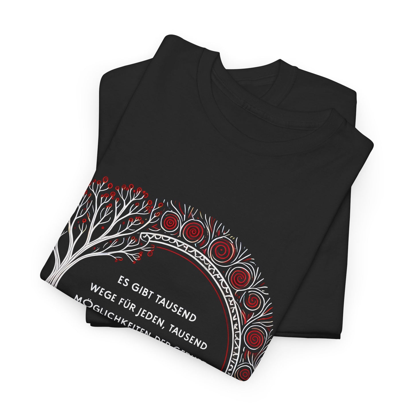 Unisex T-Shirt mit Zitat - Hermann Hesse - Tausend Wege