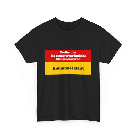 Unisex T-Shirt mit Zitat - Kant - Freiheit