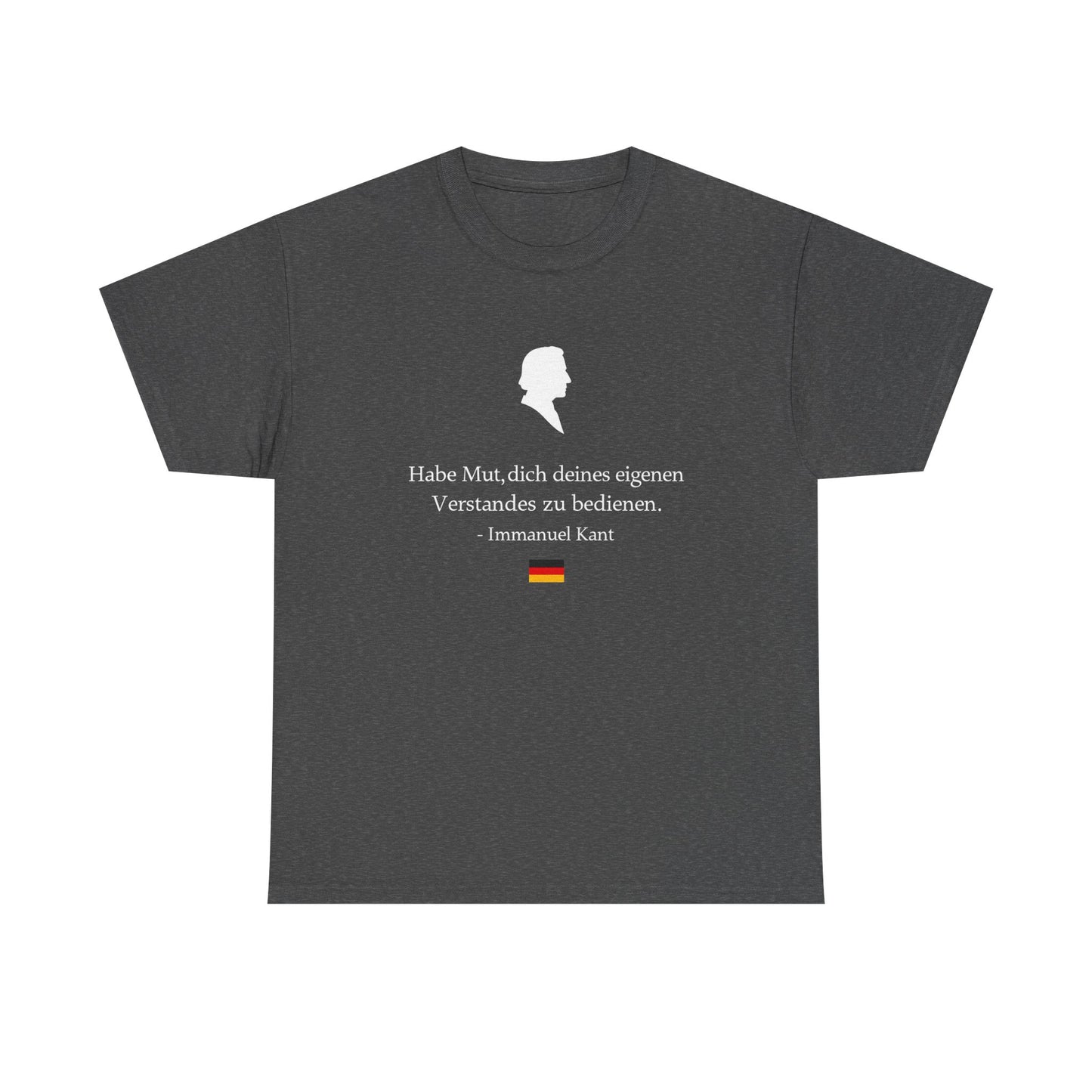 Unisex T-Shirt mit Zitat - Immanuel Kant - Mut zum Verstand