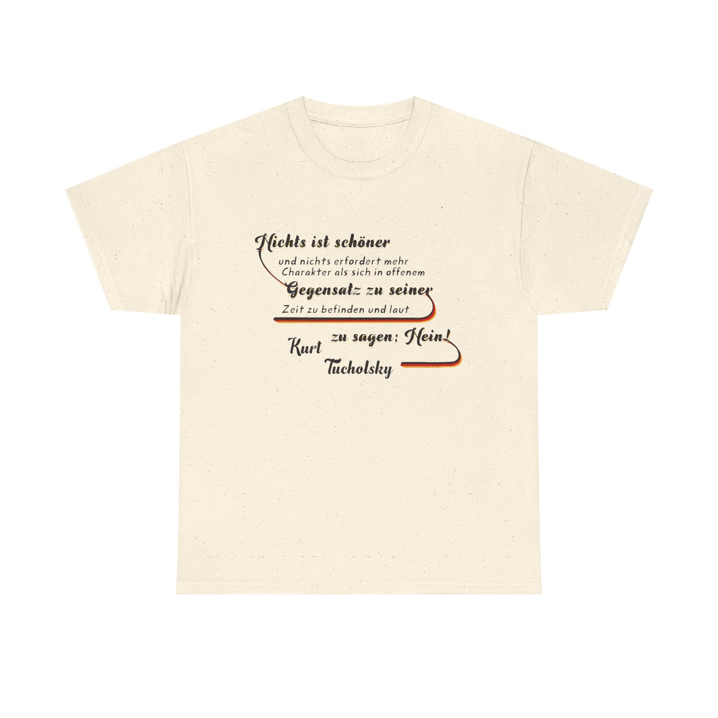 T-Shirt mit Zitat - Kurt Tucholsky - Gegensatz