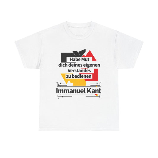 Unisex T-Shirt mit Zitat - Immanuel Kant - Mut zum Verstand