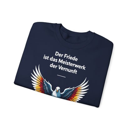 Unisex Sweatshirt mit Taube und Zitat - Kant